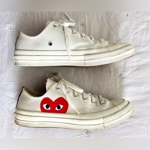 Converse x Comme Des Garcons Play chucks size 9